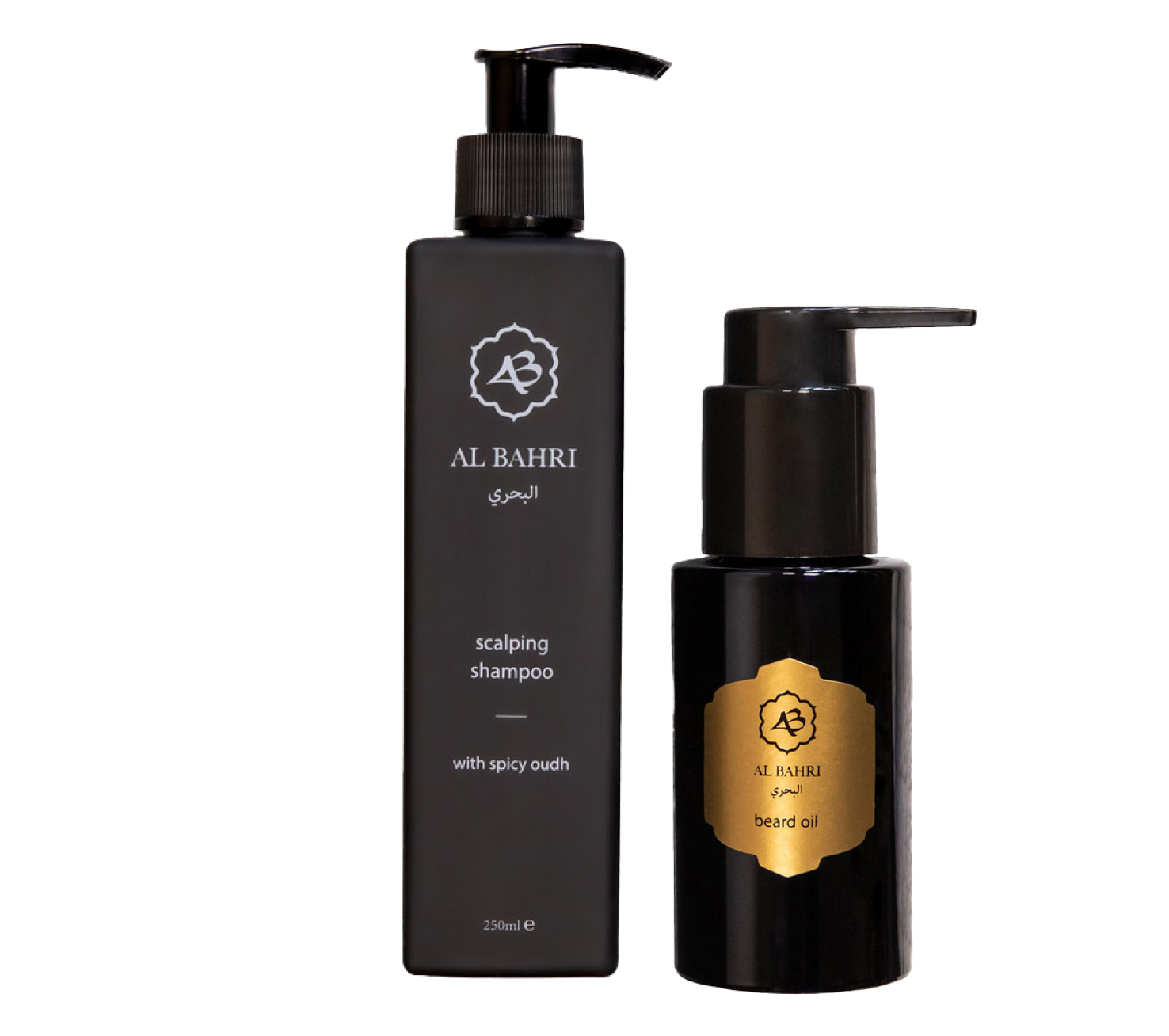 Scalping shampoo en baardolie set voor mannelijke verzorging - Albahri
